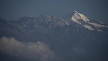 Nagarkot Nepal himalaya Dağı Everest Dağı 'nın günlük geçişi