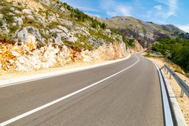 Great quality roads in Montenegro, Europe