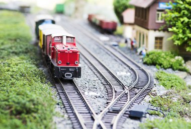 Model tren Bahçe demiryolu 