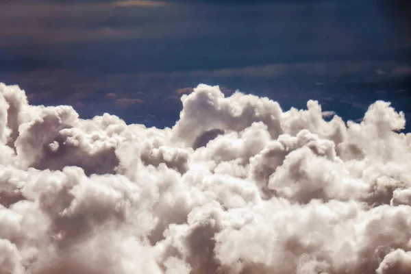 Cloudscape seen from the airplane — Stock Photo, Image