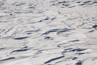 Beyaz tertemiz kar doku