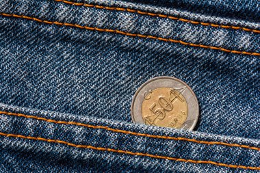 Kot pantolon cebinde para