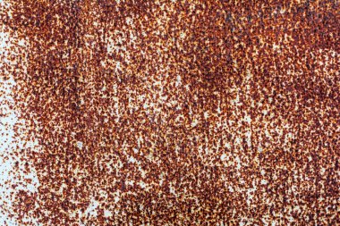 boyalı metal bir yüzeye