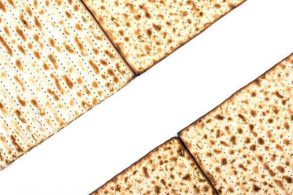 Matza ebraica a Pasqua — Foto Stock