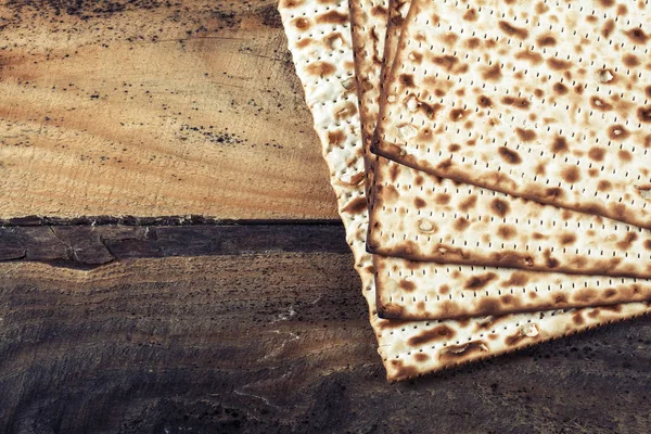 Joodse matza op Pascha — Stockfoto