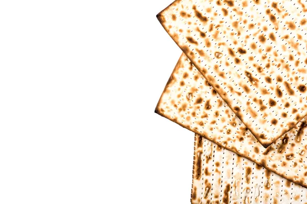 Jewish matza on Passover — Stock Photo, Image