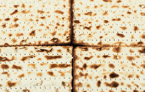 Matza ebraica a Pasqua — Foto Stock