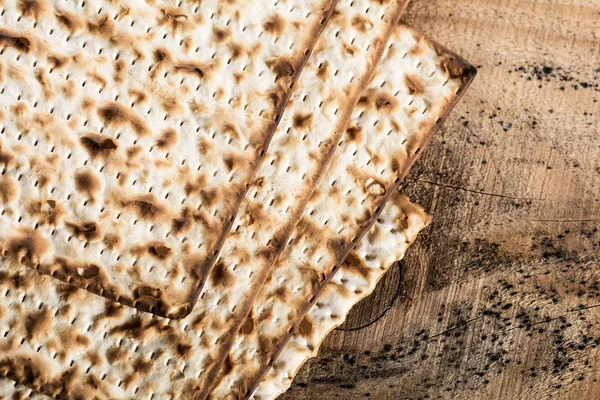 Fısıh üzerinde Yahudi matza — Stok fotoğraf