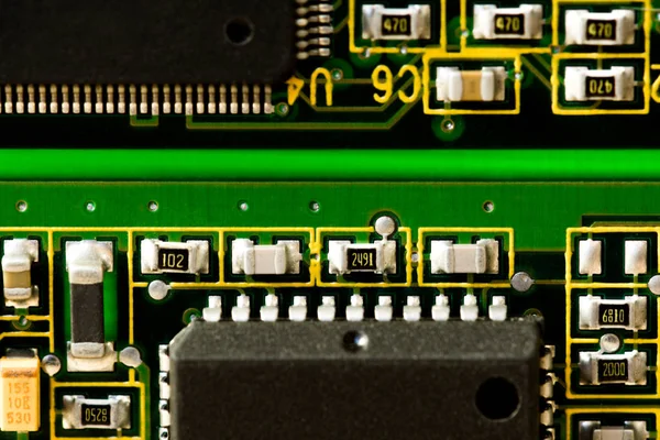 Elektronische circuit bord — Stockfoto