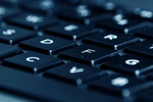 Laptop tangentbord latin — Stockfoto