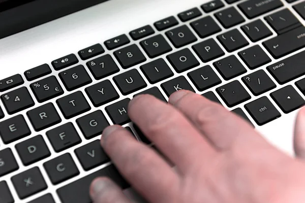 Laptop tangentbord latin — Stockfoto