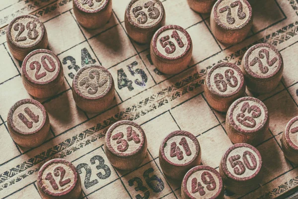 ビンテージの lotto のゲーム — ストック写真
