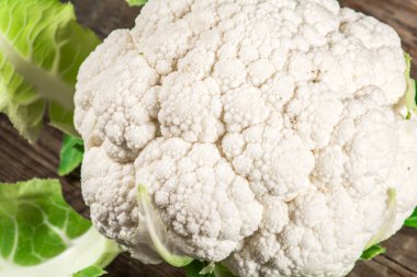 Organik karnabahar yakın çekim