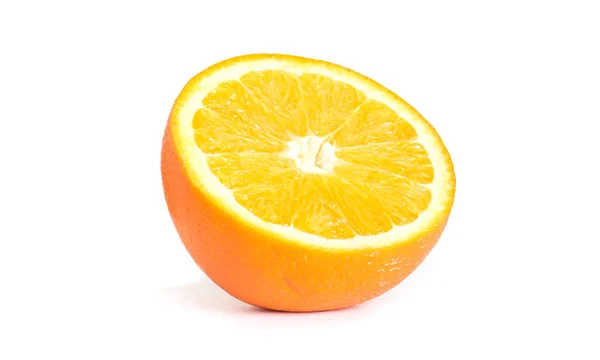 Fruta de laranja em branco — Fotografia de Stock