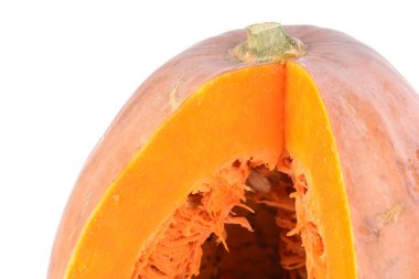 beyaz arkaplanda kabak