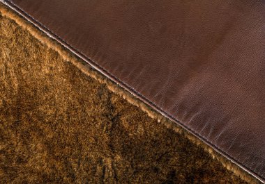 Deri ceket parçası