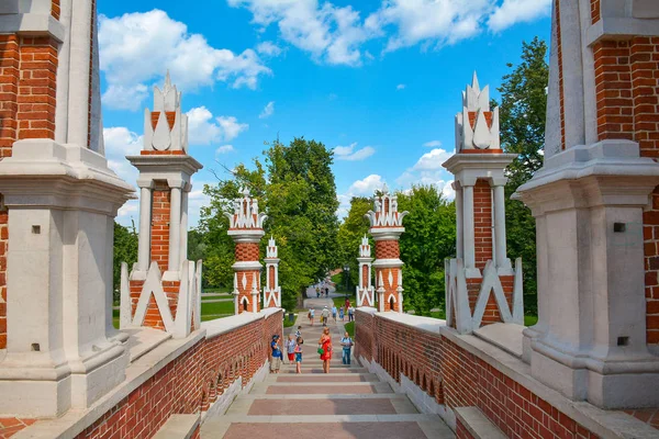 Park Tsaritsyno Zomertijd — Stockfoto