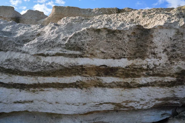 Bakgrund av sedimentära berglager — Stockfoto