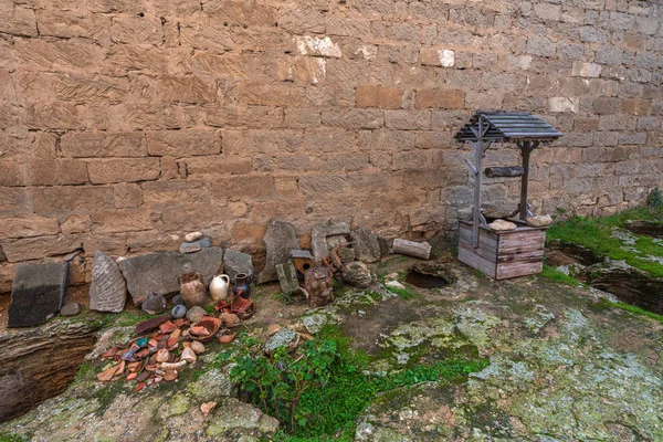 14. yüzyıldan kalma antik kale, Mardakan, Azerbaycan 'da yer almaktadır. — Stok fotoğraf