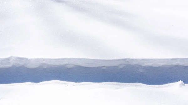 Fondo de nieve blanco puro profundo — Foto de Stock