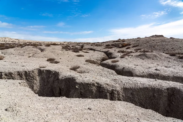 Défauts Croûte Terrestre Conséquence Tremblement Terre — Photo