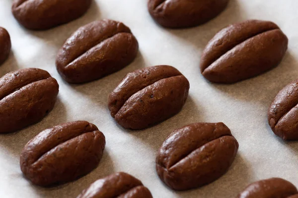 Kaffekex Söta Hembakade — Stockfoto