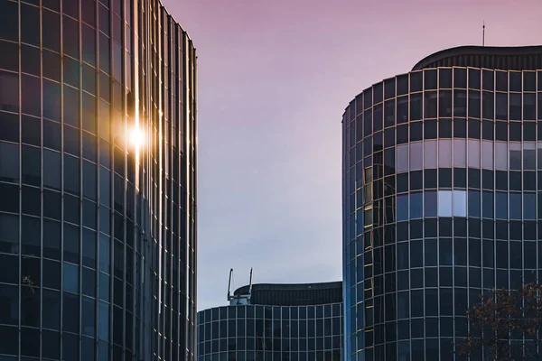 Luces de tarde reflejadas — Foto de Stock