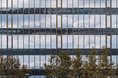 cam cephe bir ofis binası