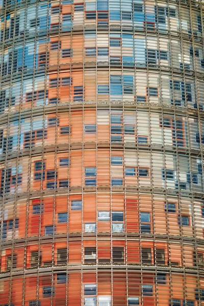 Fenster Und Glasstücke Des Brise Soleil Des Glories Tower Ehemals — Stockfoto