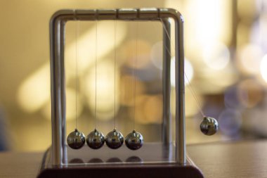 Newton's cradle is a school experience