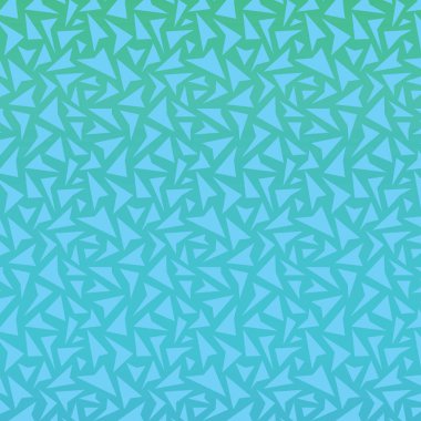 Mavi ve yeşil üçgen başlıklar