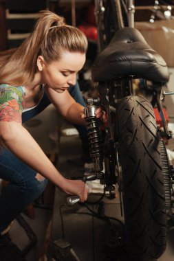 Bölüm motosiklet yakın çekim