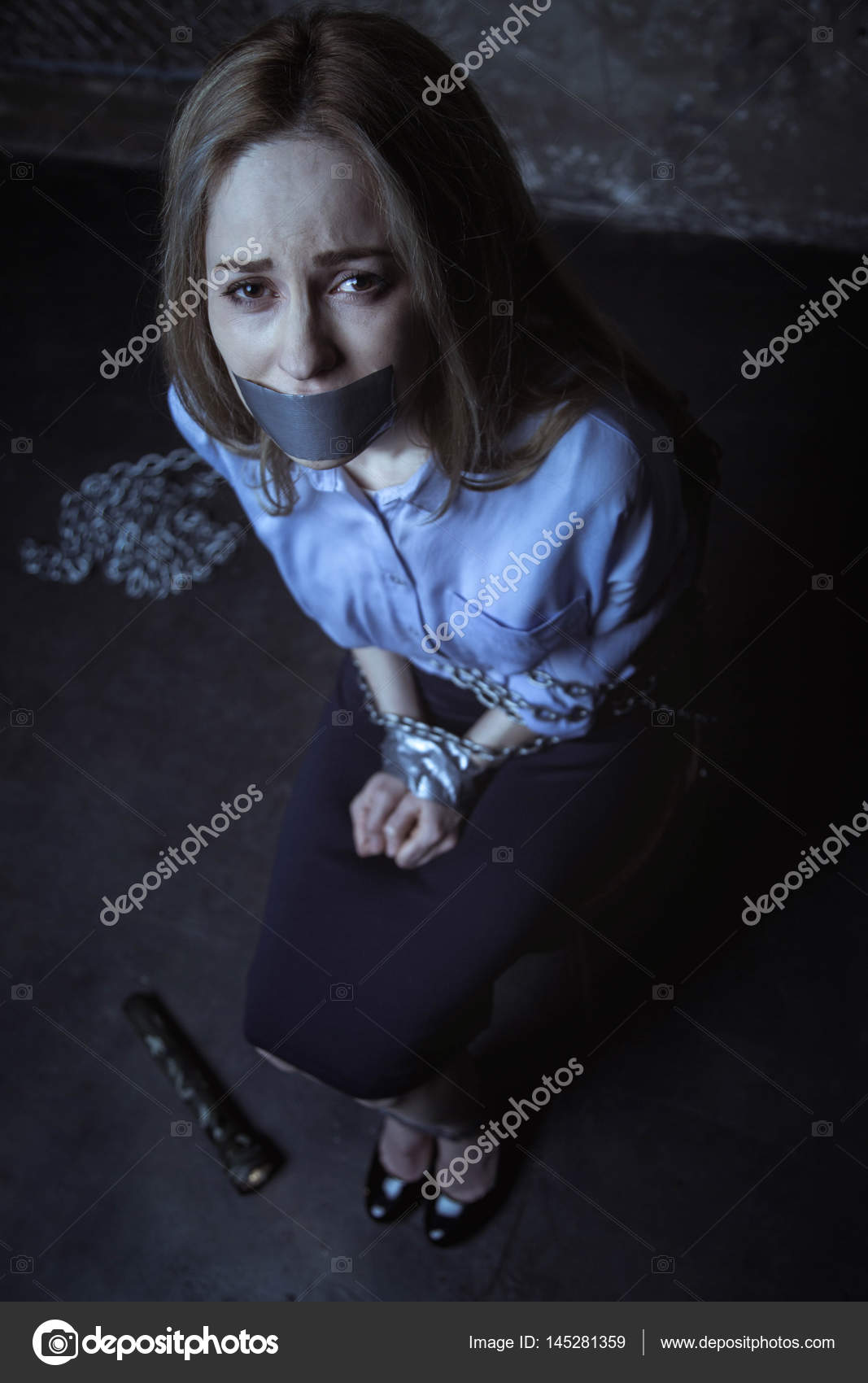 Girls Tied To Chairs And Gagged