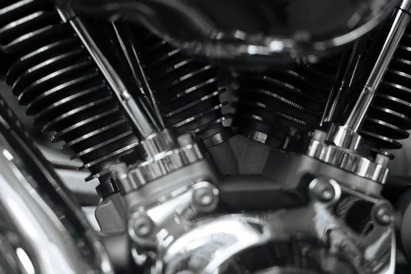 Zblízka srdce klasické motorce — Stock fotografie