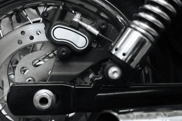 Imagem da mecânica complicada da motocicleta — Fotografia de Stock