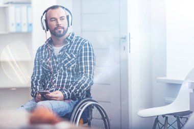 Büyüleyici handikap kapalı müzik keyfi