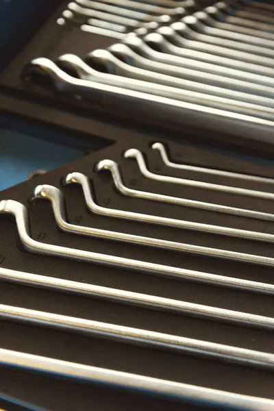 Close up picture of shiny tools — Stock Photo, Image