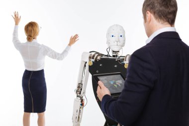 Bir deney taşıma savvy ilerici bilim adamı