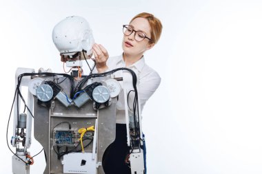 Kesin kadın işe robot emin sadık