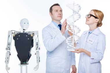 Robotik genlerdeki gelecek görmek ilham olağanüstü bilim adamları