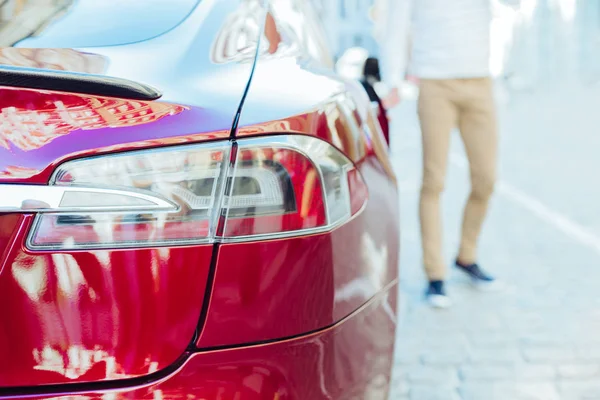 Seçici odak araba stop lambası