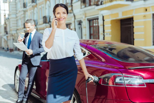 Çekici akıllı işkadını telefon sohbet