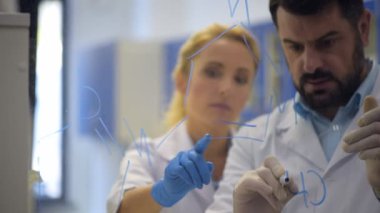 Kimyasal formüller cama çizim araştırmalar