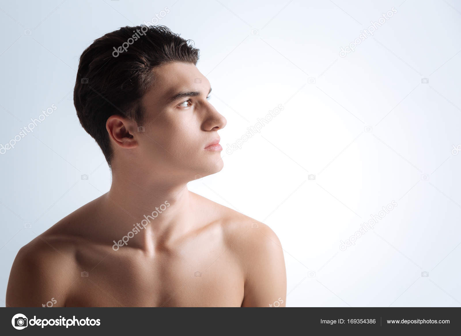 Dreamy man showing his profile Stock Photo by ©yacobchuk1 169354386