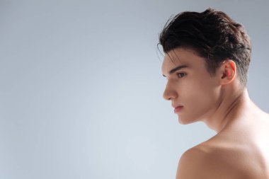 O ciddi resim esmer profil