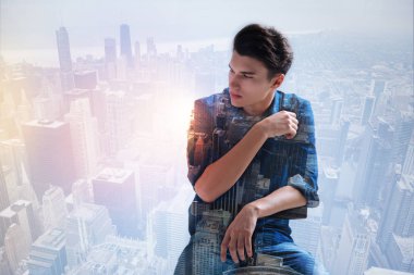 Sevimli genç Dış Saha harcama zaman açık havada arıyorsunuz