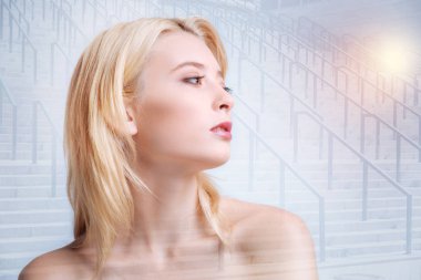 Kafasını ayak uydurarak ve uzak arıyorum güzel kız