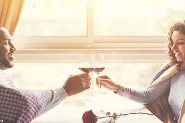 Hoş çok mutlu çift tungur gözlük