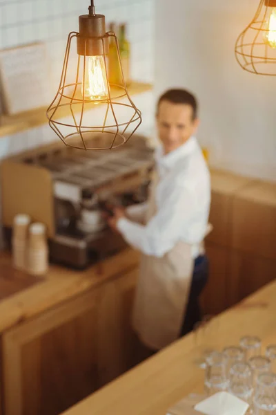 Selective focus of an electric bulb — Stock Photo, Image