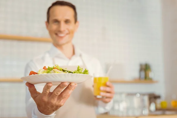 Selective focus of a delicious salad — Stock Photo, Image